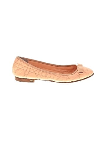 Christian Dior Calfskin Cannage Quilted Flats (view 1)