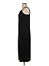 Something Navy Solid Black Casual Dress Size M - photo 5
