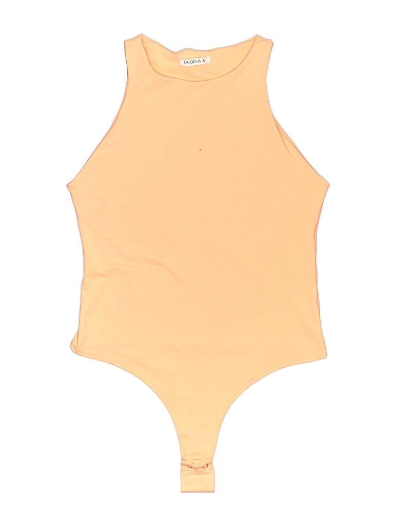 Pre-owned Reoria Bodysuit In Yellow
