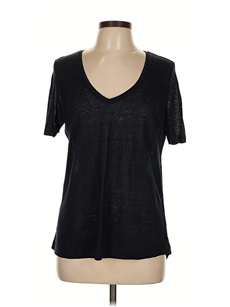 Pre-owned Banana Republic Short Sleeve T-shirt In Black
