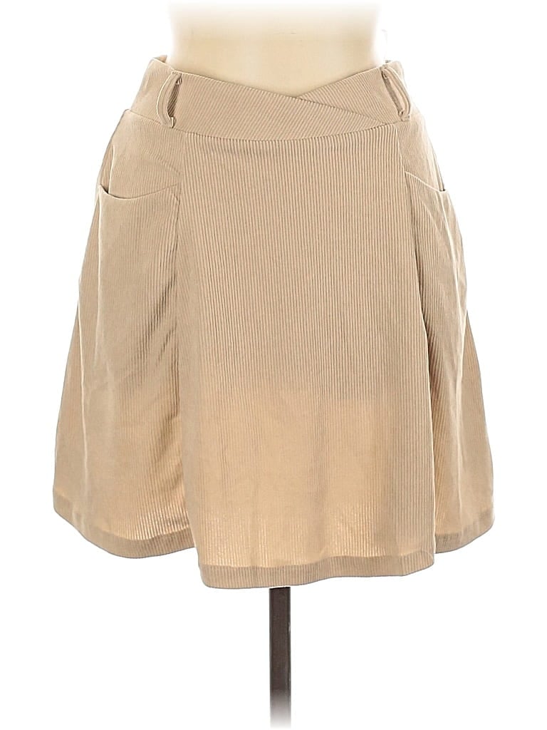 Belle Poque Casual Skirt In Animal Print