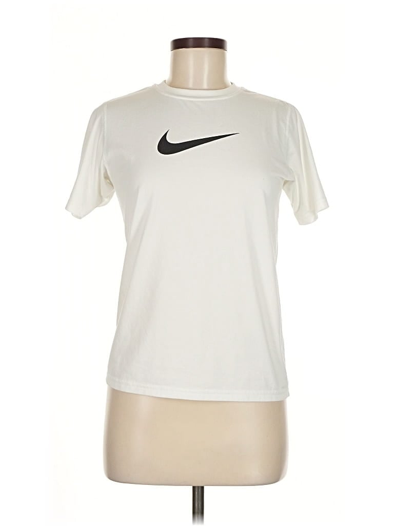 Pre-owned Nike Active T-shirt In White