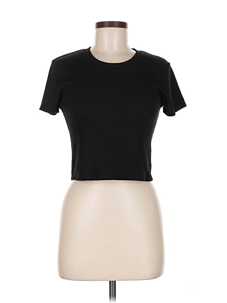 Pre-owned Essentials Short Sleeve T-shirt In Black