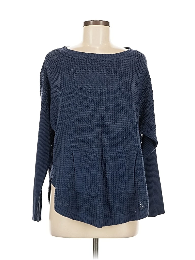 Pre-owned Vince Camuto Pullover Sweater In Blue