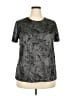 Ideology 100% Recycled Polyester Paisley Gray Active T-Shirt Size XXL - photo 1