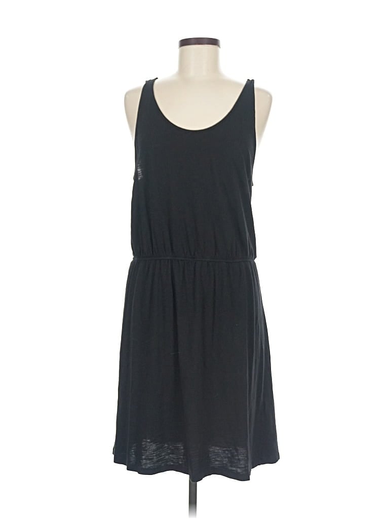 Pre-owned H&m Casual Dress In Black