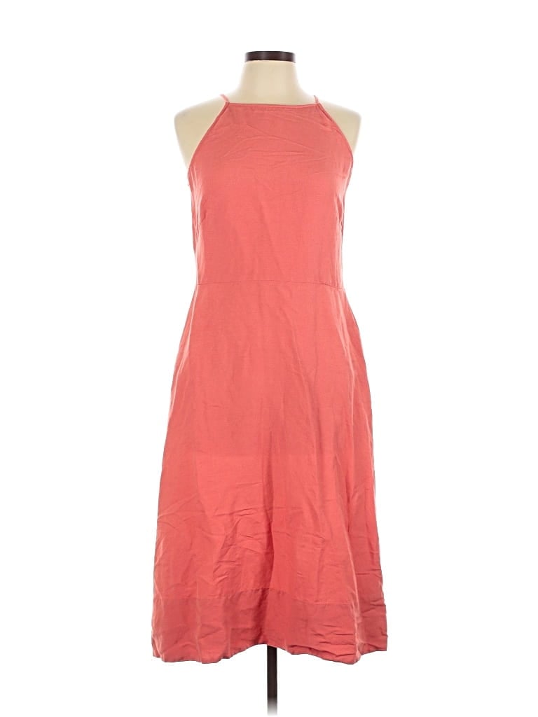 Pre-owned Ann Taylor Loft Casual Dress In Orange