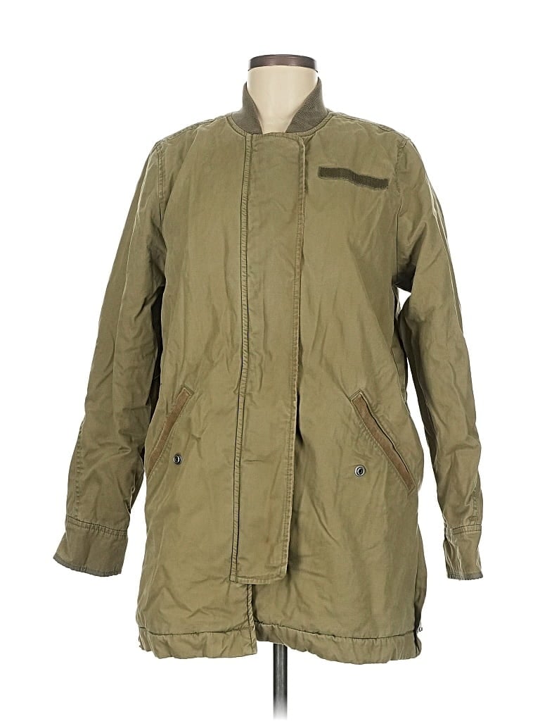 Pre-owned Abercrombie & Fitch Jacket In Green