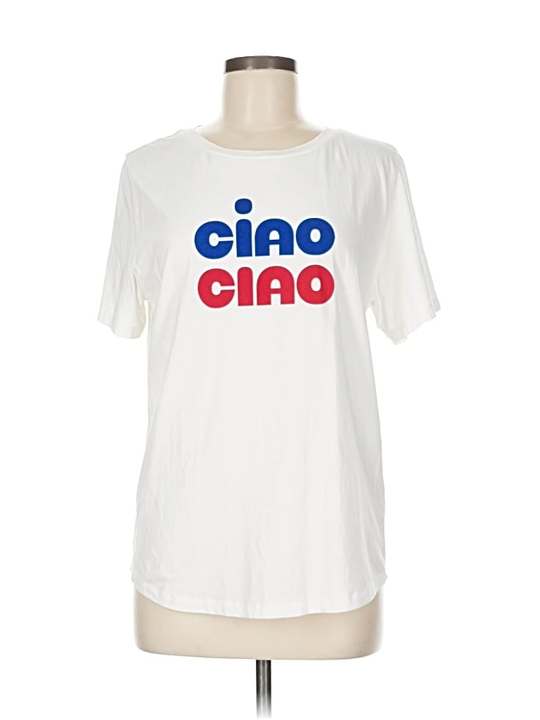 SOUTH PARADE Pre-owned Short Sleeve T-shirt In White