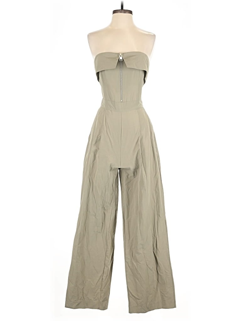 Pre-owned Zara Jumpsuit In Green