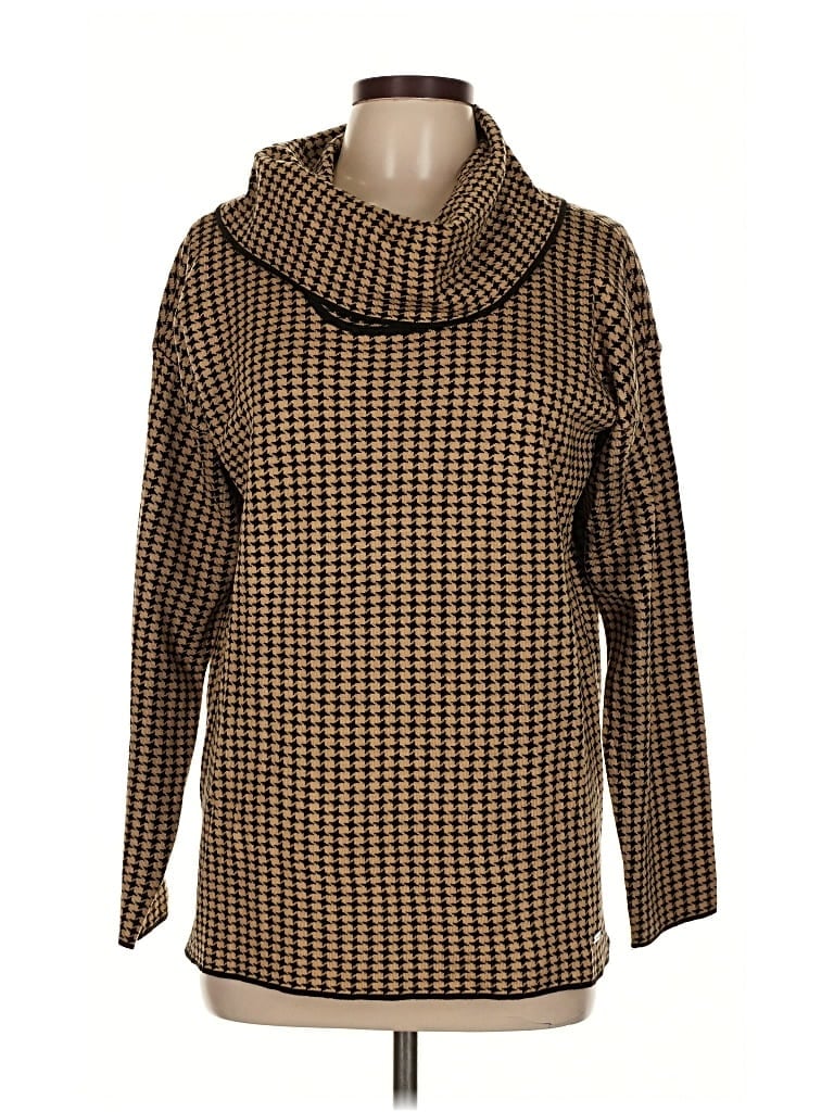 Pre-owned Calvin Klein Pullover Sweater In Brown