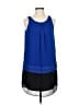 A. Byer Blue Sleeveless Blouse Size M - photo 1