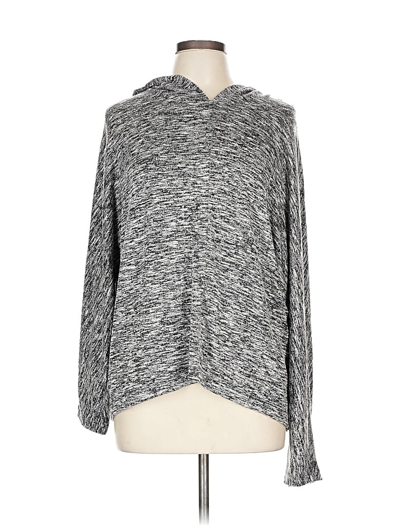 Pre-owned Lou & Grey For Loft Pullover Sweater In Gray