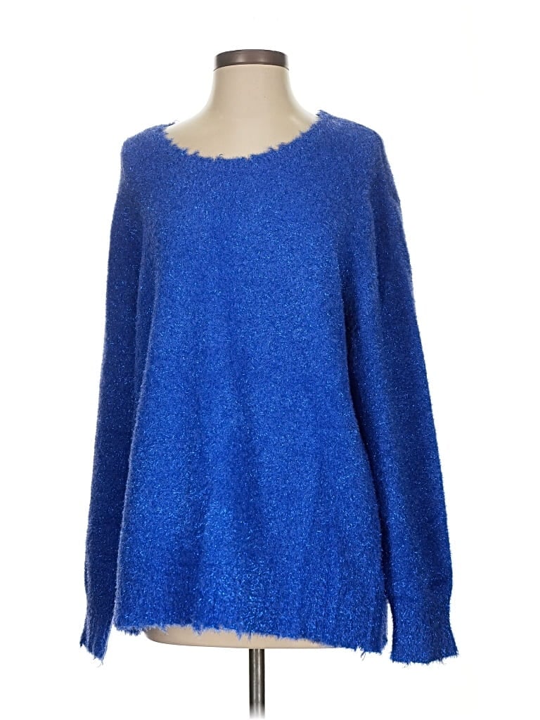 Sandrine Rose Pullover Sweater In Blue
