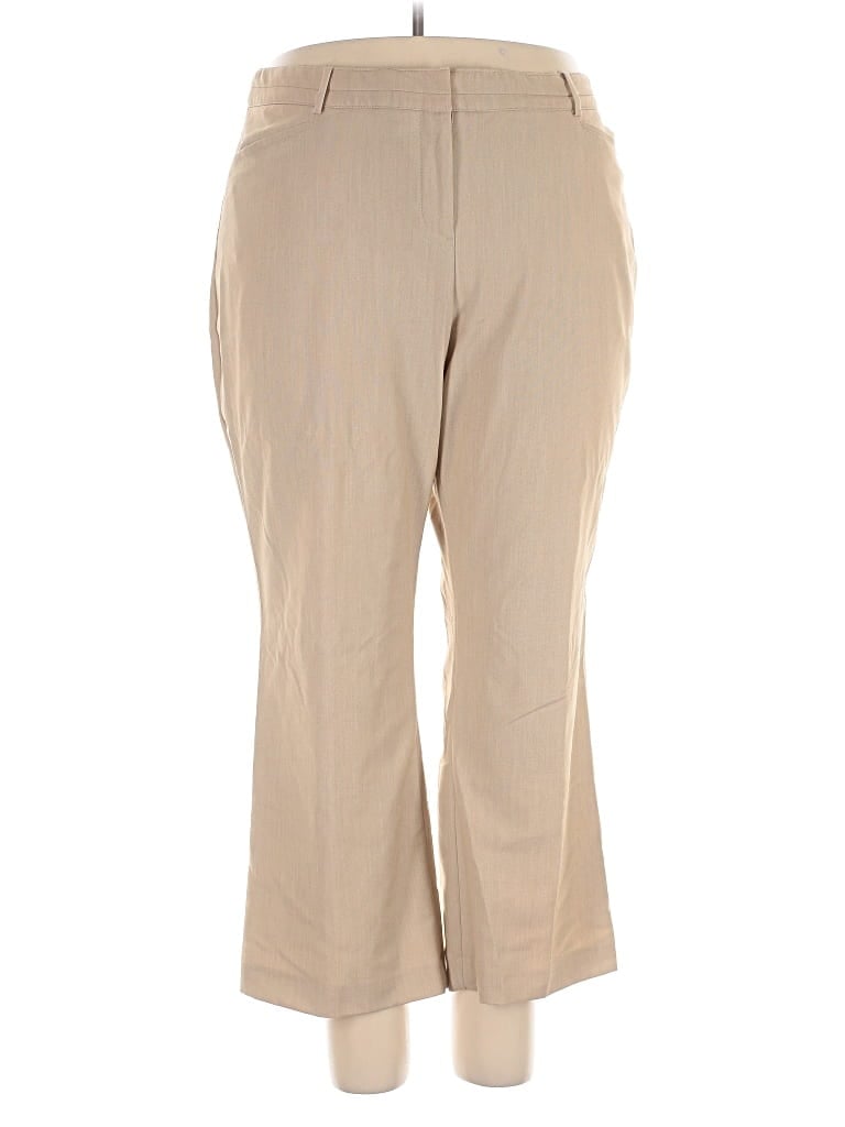 LANE BRYANT Pre-owned Khaki Pant In Brown