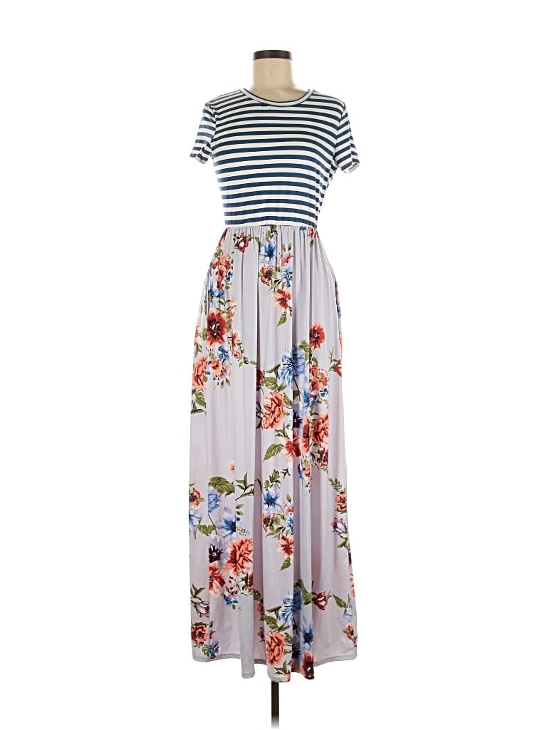 Pre-owned Reborn J Casual Dress In Gray