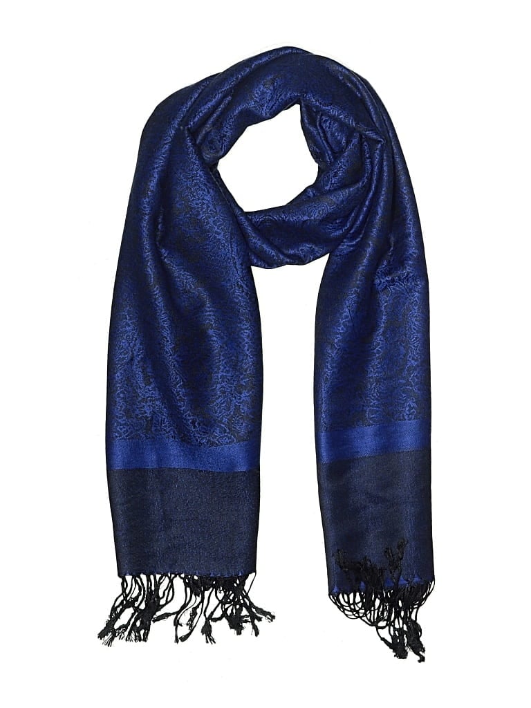 Pre-owned Unbranded Scarf In Blue