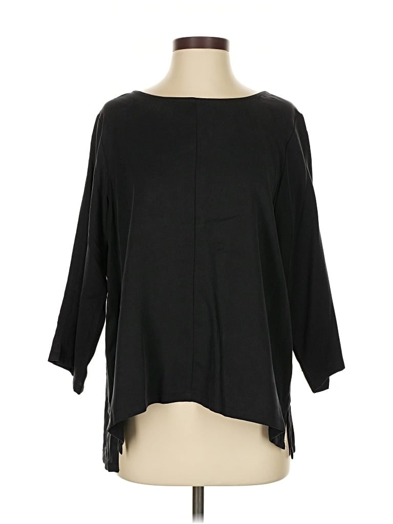 Toofan 3/4 Sleeve Blouse In Black