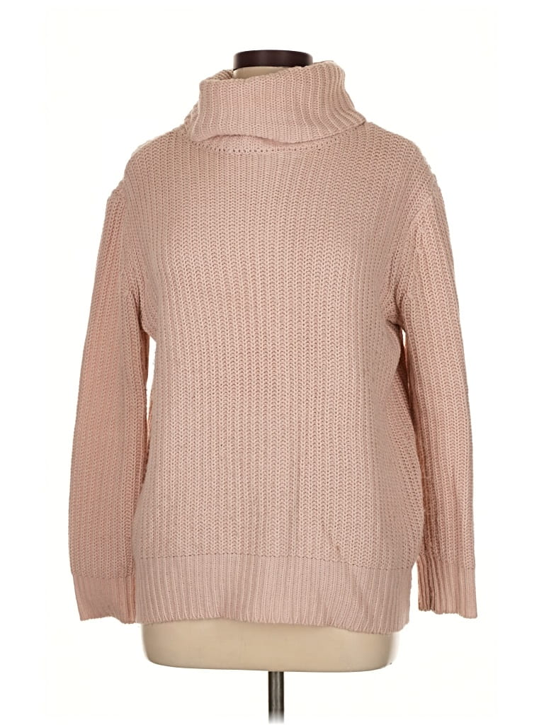 Pre-owned Pink Republic Turtleneck Sweater In Pink