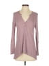 Ella Moss 100% Rayon Burgundy Long Sleeve Top Size S - photo 1