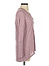 Ella Moss 100% Rayon Burgundy Long Sleeve Top Size S - photo 4