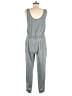 Splendid Metallic Gray Jumpsuit Size M - photo 2