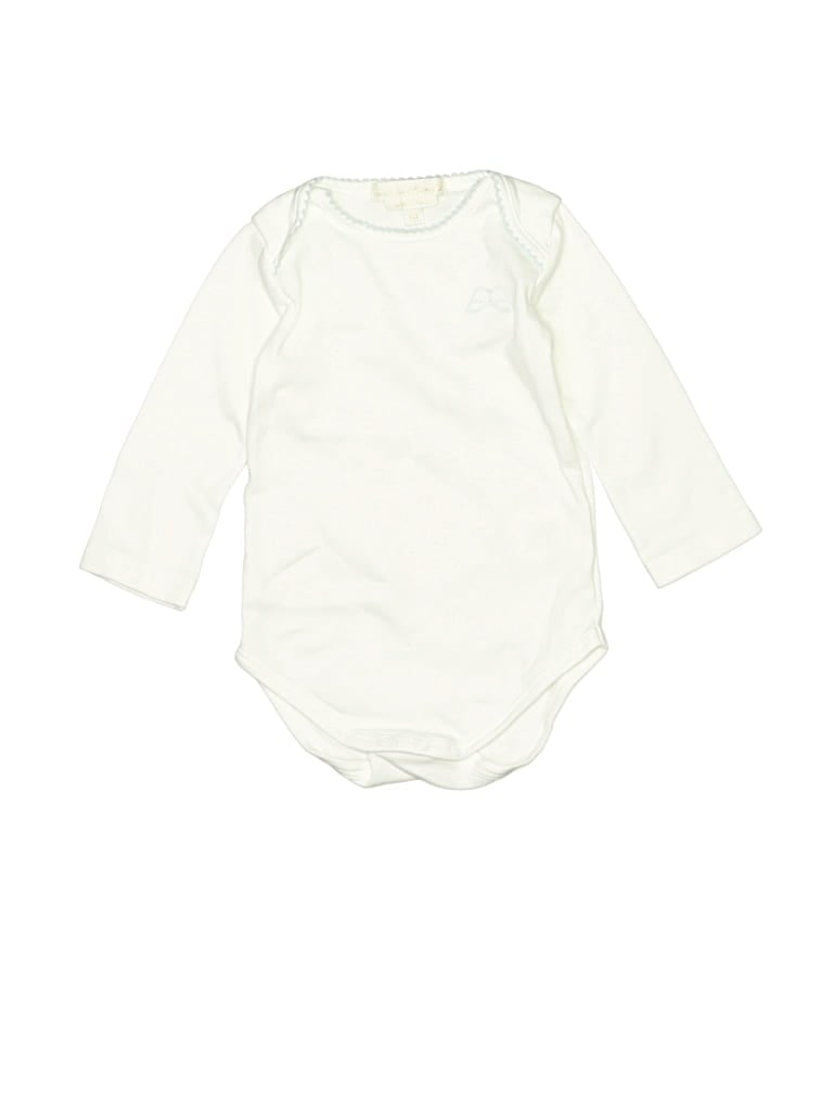Click to view more detailed imagery on our partner's website Pre-owned Marie Chantal Babies' Long Sleeve Onesie In White
