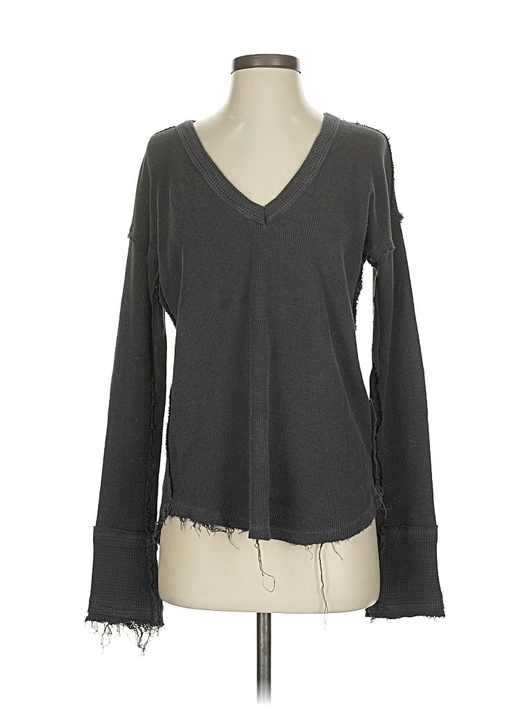 WE THE FREE Pre-owned Long Sleeve T-shirt In Gray