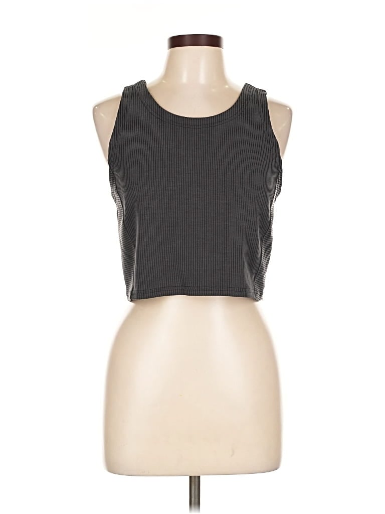 Pre-owned Lululemon Athletica Sleeveless T-shirt In Gray