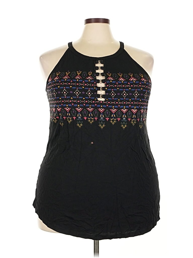 Pre-owned Torrid Sleeveless Blouse In Black