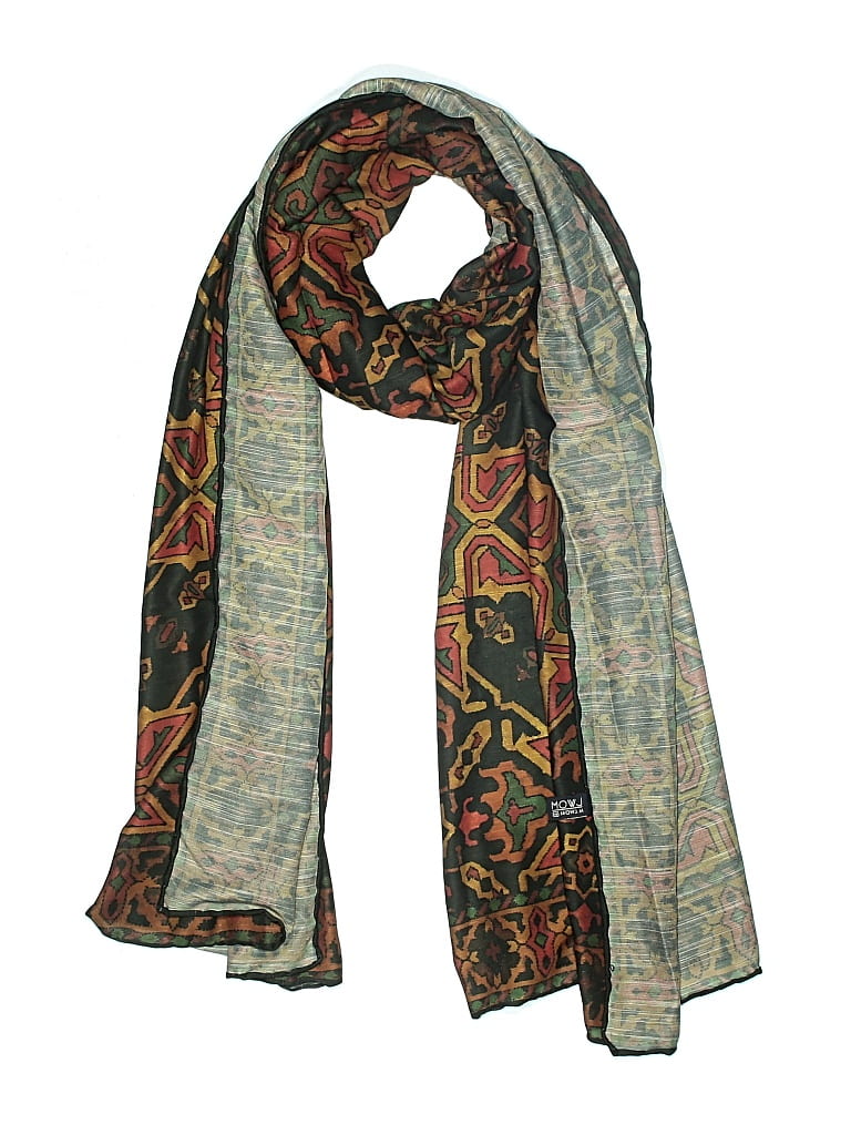 Pre-owned Assorted Brands Scarf In Brown