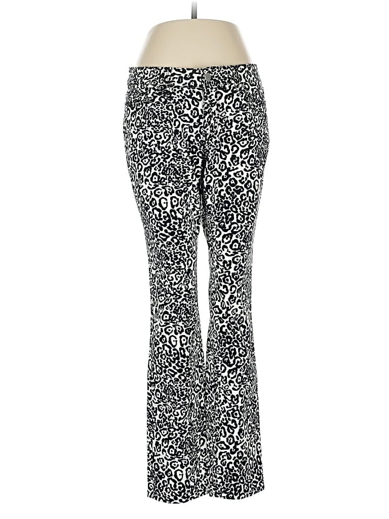 Pre-owned Ann Taylor Factory Jeggings In Silver