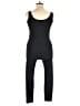 Isabel Solid Black Jumpsuit Size L - photo 2