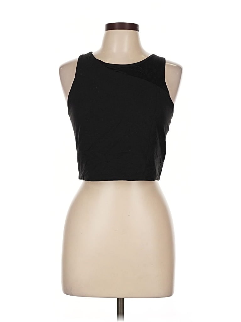 Pre-owned J. Galt Tank Top Black Halter Neckline Tops