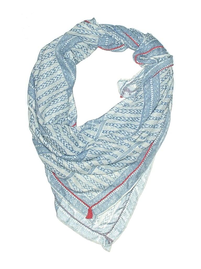 Pre-owned Unbranded Scarf In Blue
