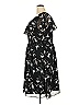 City Chic 100% Polyester Print Black Casual Dress Size 20 - photo 5