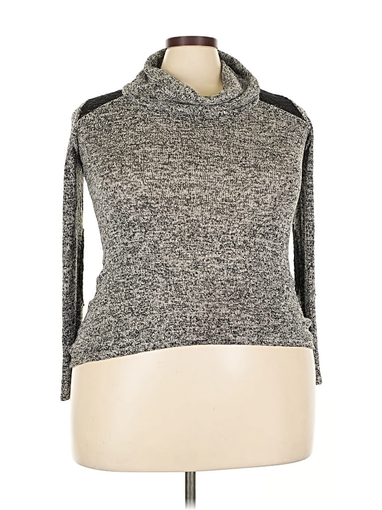 Pre-owned Maurices Turtleneck Sweater In Gray