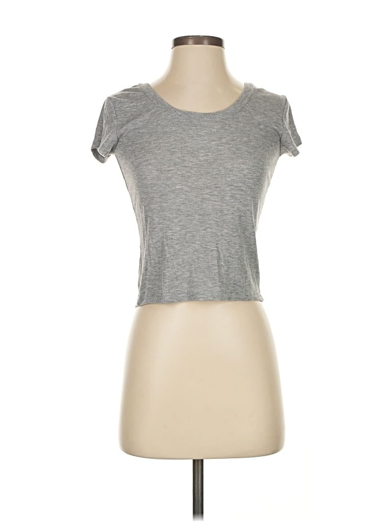 Pre-owned Live Love Dream Aeropostale Short Sleeve T-shirt In Gray