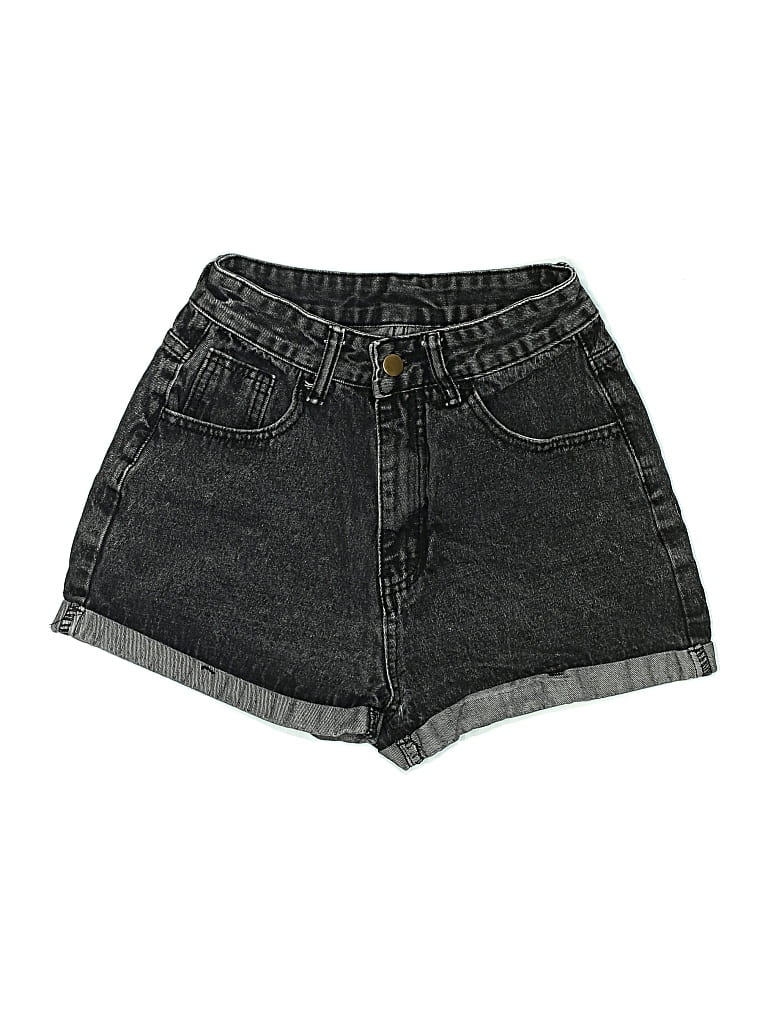 Pre-owned Shein Denim Shorts In Gray