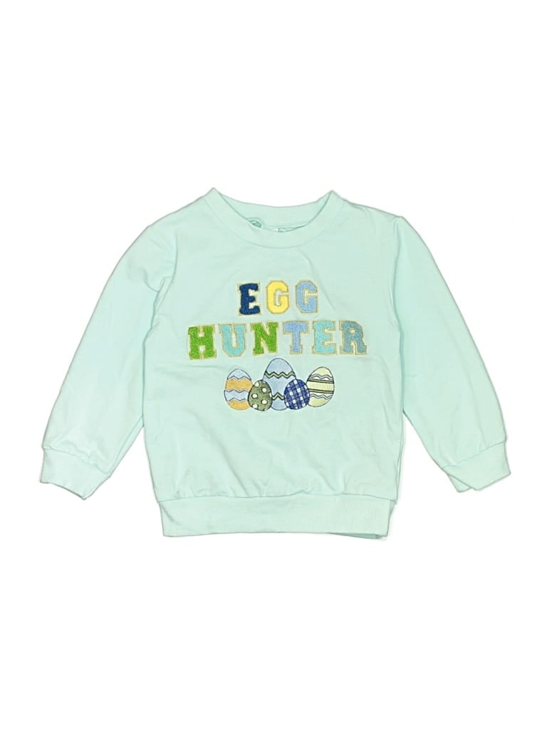 Pre-owned Unbranded Kids' Sweatshirt In Green