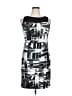 AB Studio Graphic Gray Cocktail Dress Size 14 - photo 1