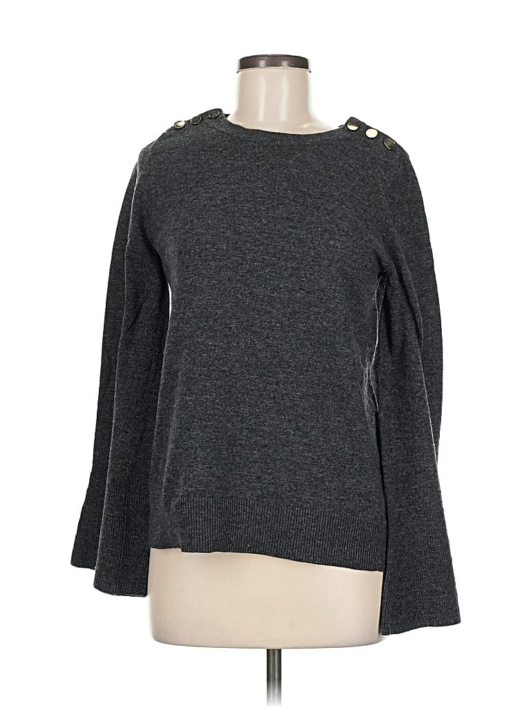 Pre-owned Ann Taylor Loft Pullover Sweater In Gray