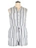 Kelly Renee Stripes Gray Romper Size XL - photo 1