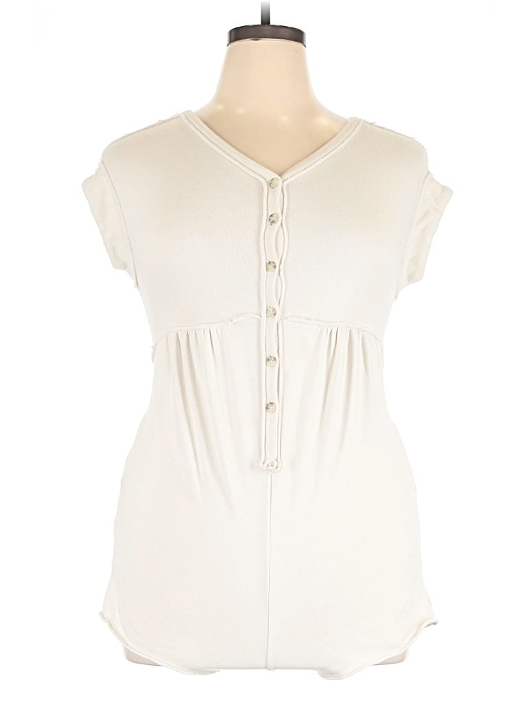 Pre-owned Walking On Sunshine Romper In White