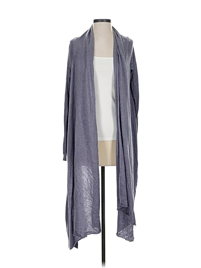 Pre-owned Moda International Cardigan Sweater In Gray