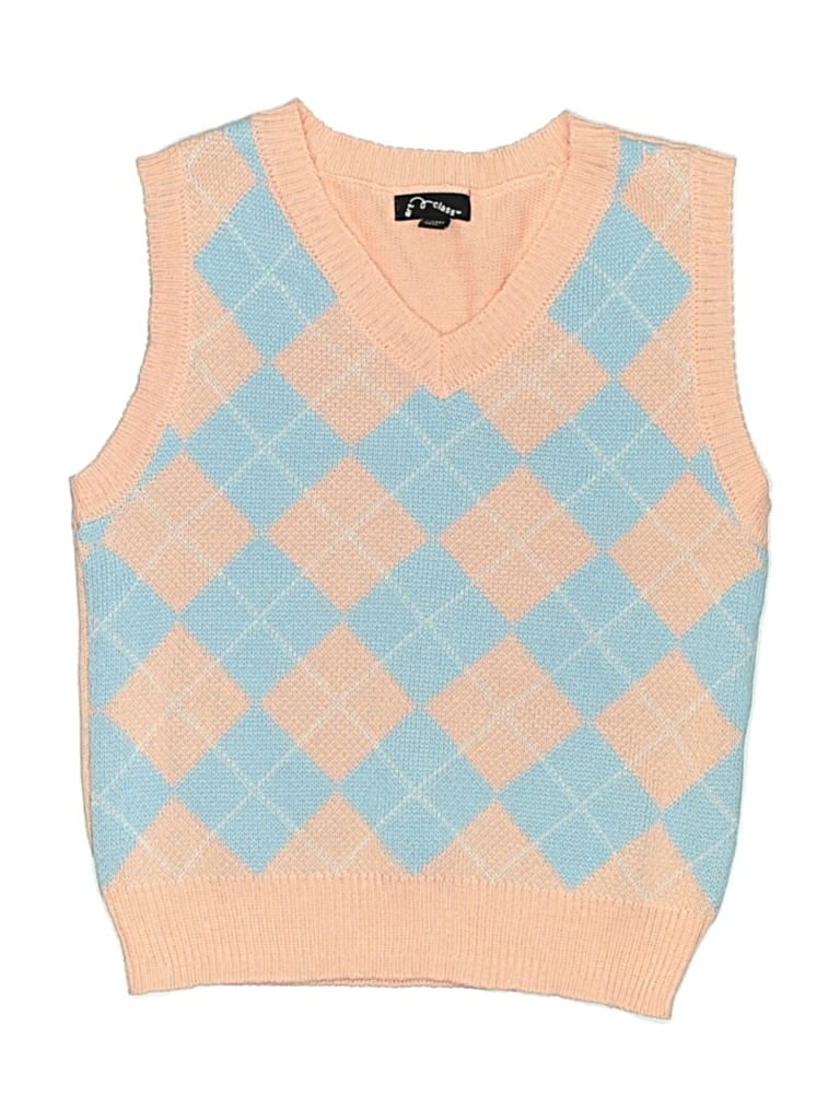 Pre-owned Art Class Kids' Sweater Vest In Pink