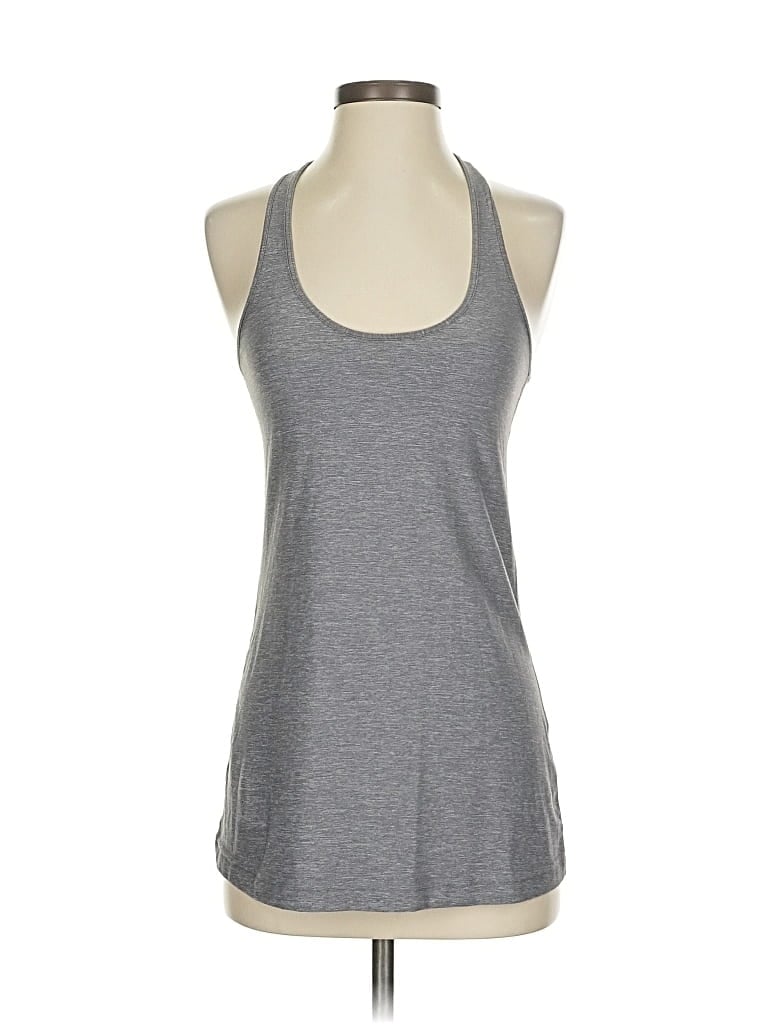Pre-owned Lululemon Athletica Active Tank Top In Gray