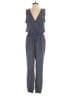 Max Studio Houndstooth Blue Jumpsuit Size XS - photo 1