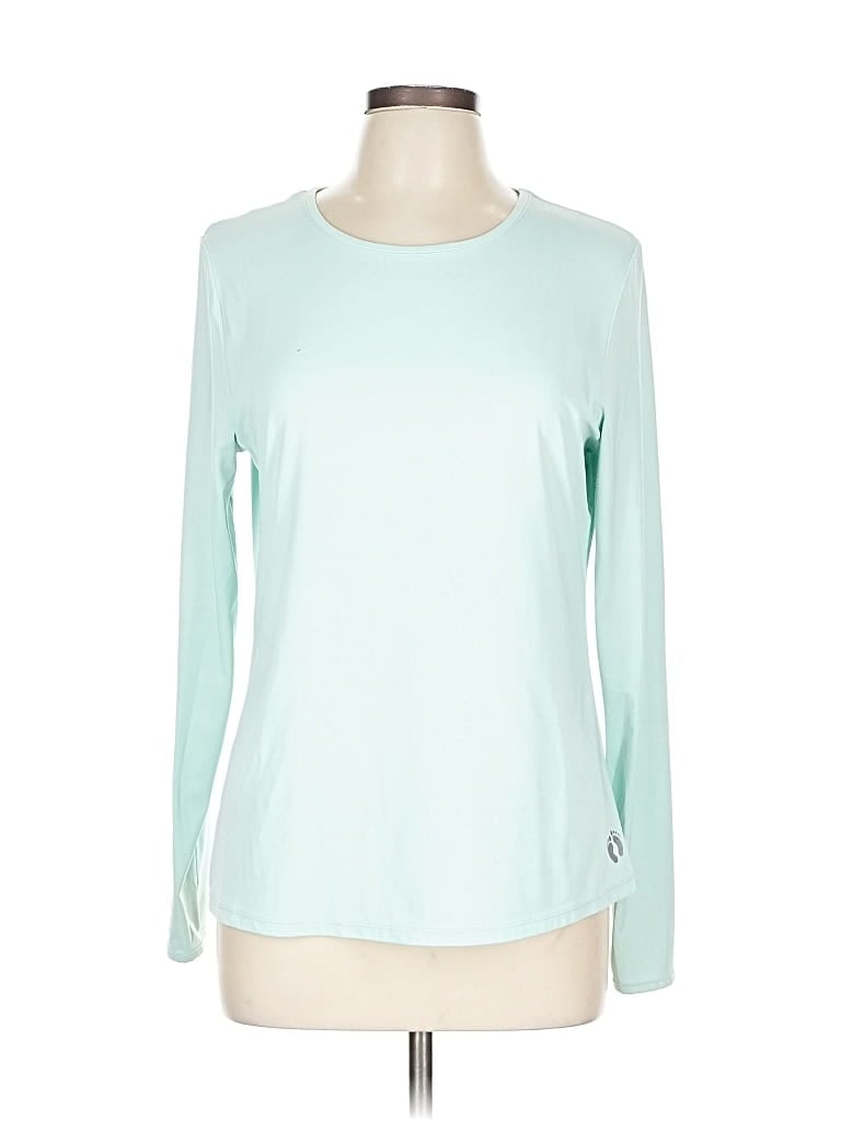 HANG TEN Pre-owned Long Sleeve T-shirt In Blue