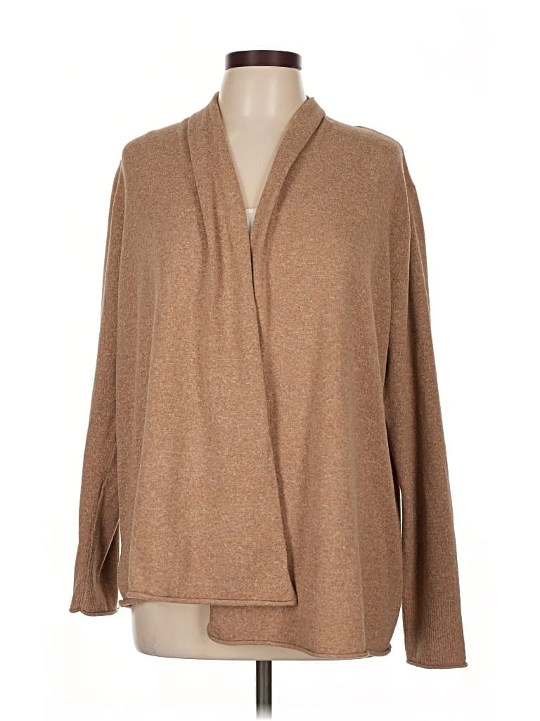Pre-owned Croft & Barrow Cardigan Sweater In Brown